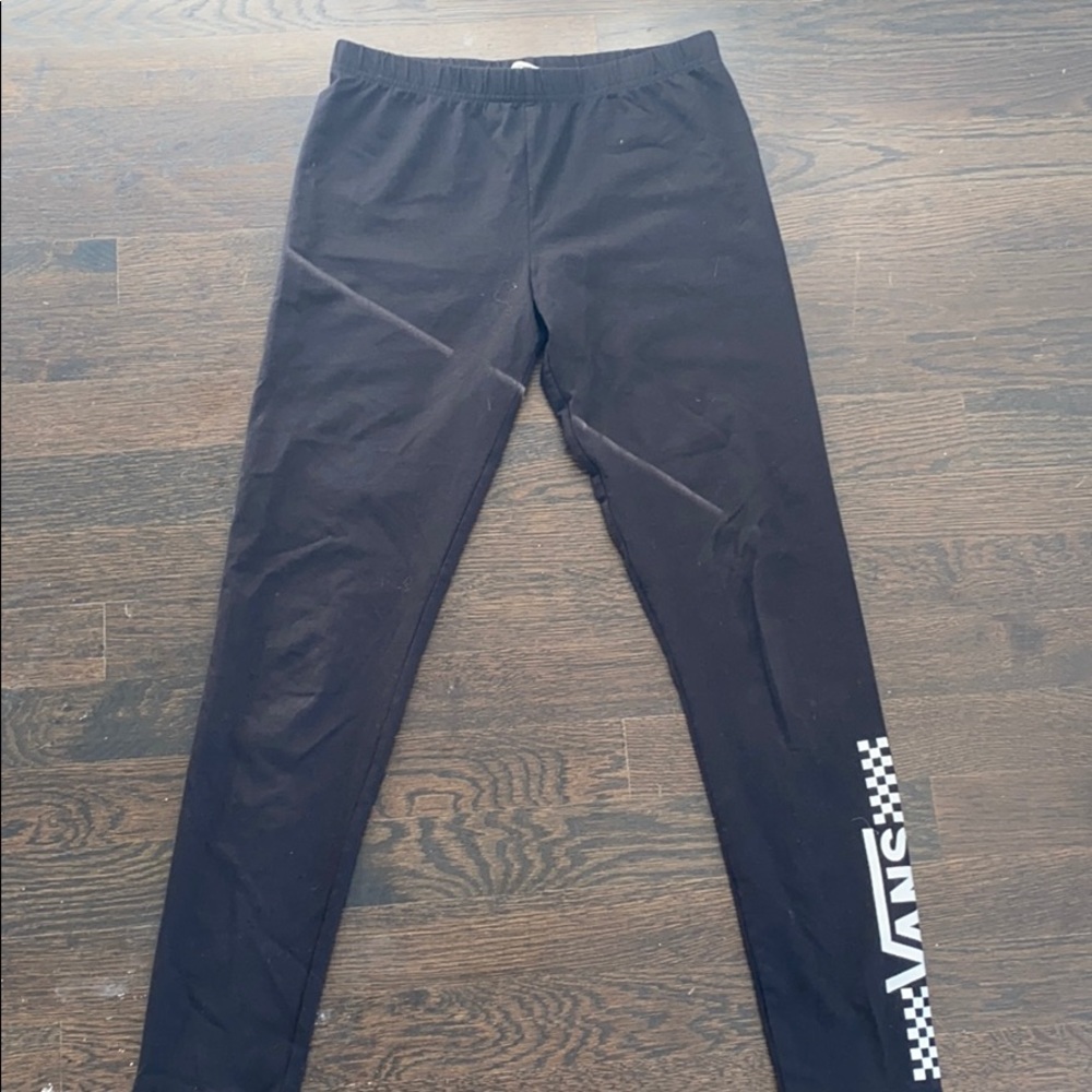 Girls Black Vans Leggings